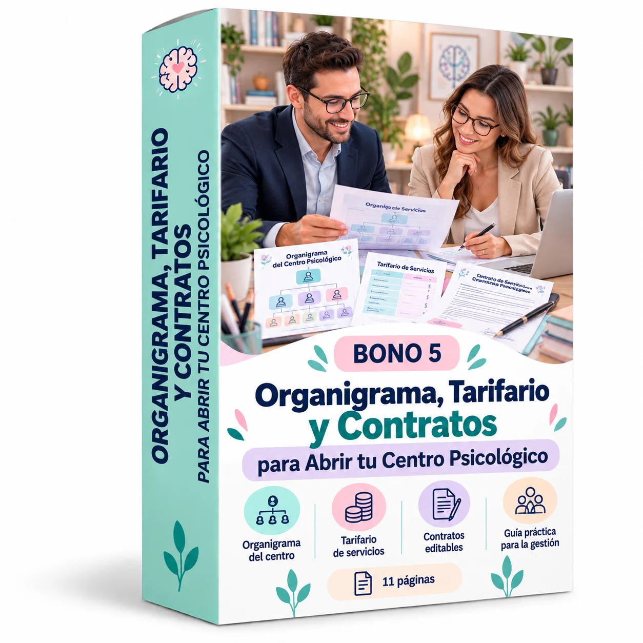 Organigrama, Tarifario y Contratos para Abrir tu Centro Psicológico